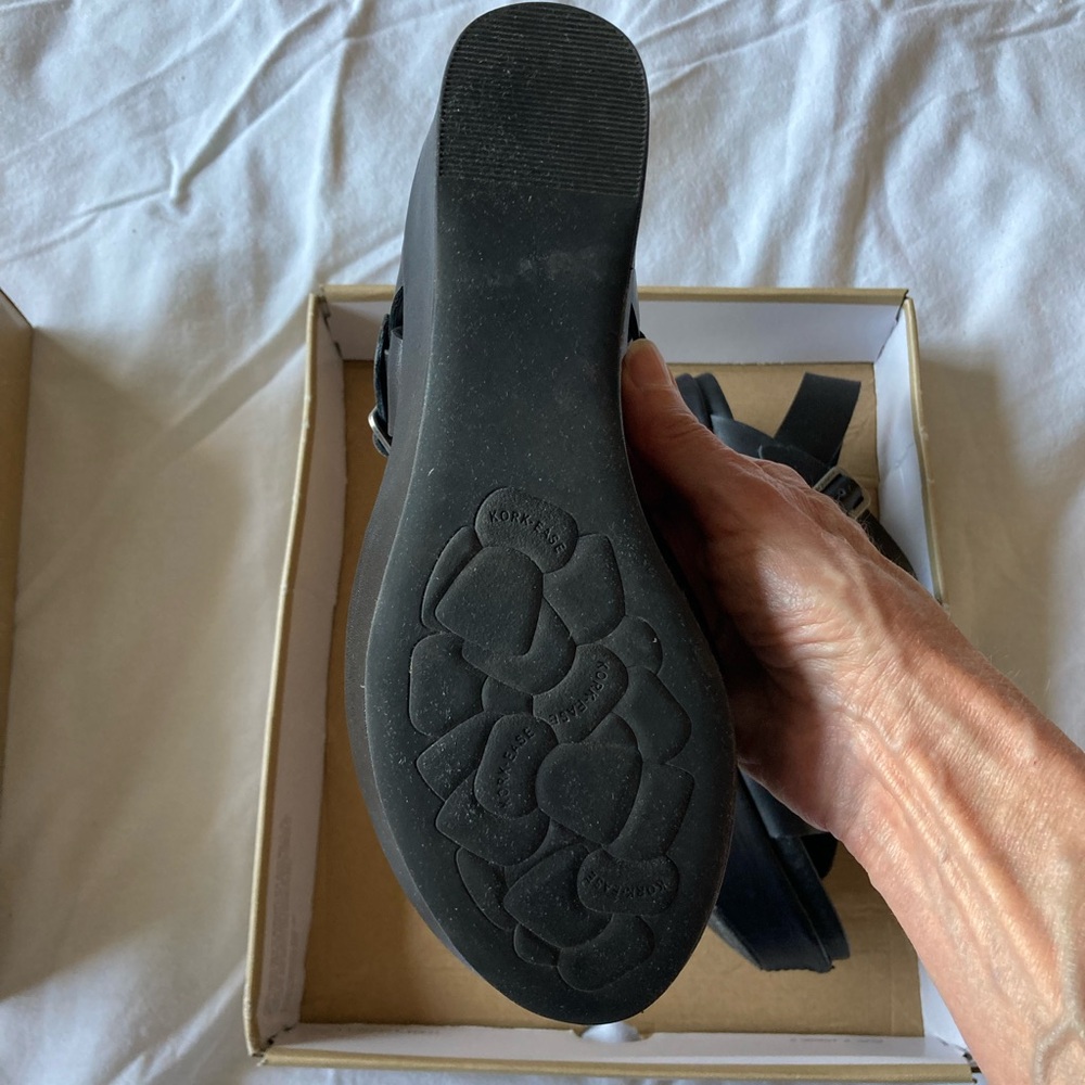 Kork-Ease Women's Black Sandals Size 8M - Picture 13 of 16